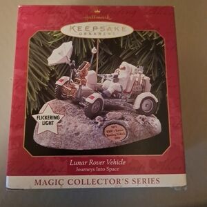 Hallmark Keepsake Lunar Rover Ornament with Gold and Silver Accents